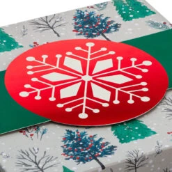 Hallmark Merry And Bright 3-Pack Christmas Gift Boxes, Assorted Sizes And Designs -Hallmark Merry and Bright Assorted Christmas Gift Boxes 5XBC1129 05