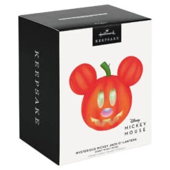 Hallmark Disney Mickey Mouse Mysterious Mickey Jack-o'-Lantern Ornament With Light -Hallmark Mickey Mouse JackoLantern Keepsake Ornament 2699QFO5347 04