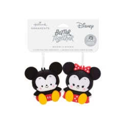Better Together Disney Mickey And Minnie Magnetic Hallmark Ornaments, Set Of 2 -Hallmark Mickey and Minnie Christmas Ornaments 3HCM2402 04