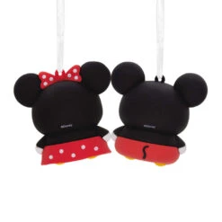 Better Together Disney Mickey And Minnie Magnetic Hallmark Ornaments, Set Of 2 -Hallmark Mickey and Minnie Christmas Ornaments 3HCM2402 06
