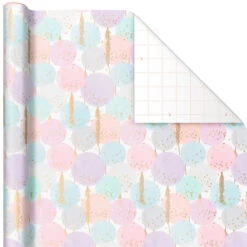 Hallmark Modern Muted 3-Pack Wrapping Paper, 55 Sq. Ft. Total 14 Hallmark Modern Muted 3-Pack Wrapping Paper, 55 Sq. Ft. Total -Hallmark Modern Muted 3Pack Wrapping Paper Rolls 5EWR6369 05