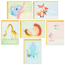 Hallmark Mom And Baby Animal Assortment Blank Thank-You Notes, Pack Of 48 11 Hallmark Mom And Baby Animal Assortment Blank Thank-You Notes, Pack Of 48 -Hallmark Mom and Baby Animal Assortment Blank ThankYou Notes 5STZ1134 02