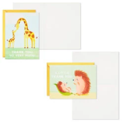 Hallmark Mom And Baby Animal Assortment Blank Thank-You Notes, Pack Of 48 13 Hallmark Mom And Baby Animal Assortment Blank Thank-You Notes, Pack Of 48 -Hallmark Mom and Baby Animal Assortment Blank ThankYou Notes 5STZ1134 04
