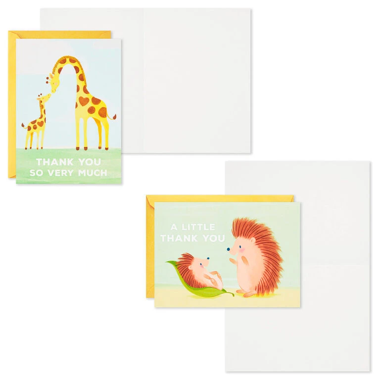 Hallmark Mom And Baby Animal Assortment Blank Thank-You Notes, Pack Of 48 6 Hallmark Mom And Baby Animal Assortment Blank Thank-You Notes, Pack Of 48 - Image 4