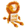 Hallmark MopTops Lion Stuffed Animal With You Are Brave Board Book 2 Hallmark MopTops Lion Stuffed Animal With You Are Brave Board Book -Hallmark MopTops Plush Lion Stuffed Animal Board Book 1KID1530 01