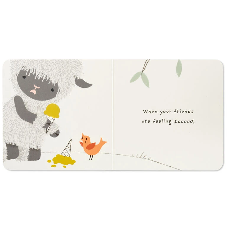 Hallmark MopTops Highland Sheep Stuffed Animal With You Are Kind Board Book 8 Hallmark MopTops Highland Sheep Stuffed Animal With You Are Kind Board Book - Image 6