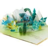 Hallmark Love Sharing Life's Adventure With You 3D Pop-Up Love Card -Hallmark Mountains and Trees 3D PopUp Love Card 1299LAD2890 01
