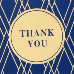 Hallmark Bulk Navy And Gold Assorted Blank Thank-You Notes, Box Of 120 11 Hallmark Bulk Navy And Gold Assorted Blank Thank-You Notes, Box Of 120 -Hallmark Navy and Gold Assorted Blank ThankYou Notes Bulk Pack 5STZ1064 03