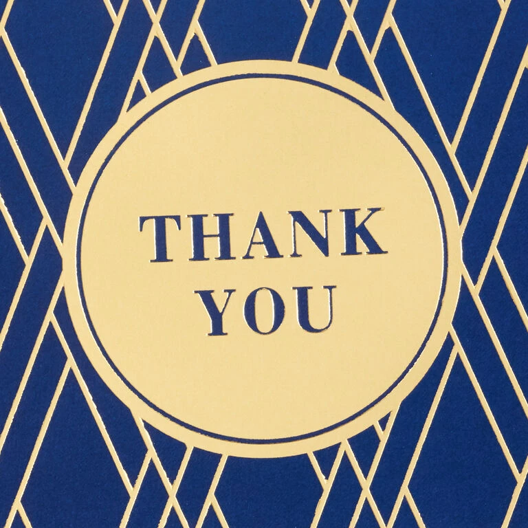 Hallmark Bulk Navy And Gold Assorted Blank Thank-You Notes, Box Of 120 5 Hallmark Bulk Navy And Gold Assorted Blank Thank-You Notes, Box Of 120 - Image 3
