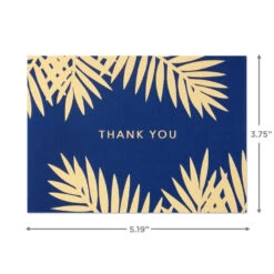 Hallmark Bulk Navy And Gold Assorted Blank Thank-You Notes, Box Of 120 12 Hallmark Bulk Navy And Gold Assorted Blank Thank-You Notes, Box Of 120 -Hallmark Navy and Gold Assorted Blank ThankYou Notes Bulk Pack 5STZ1064 04
