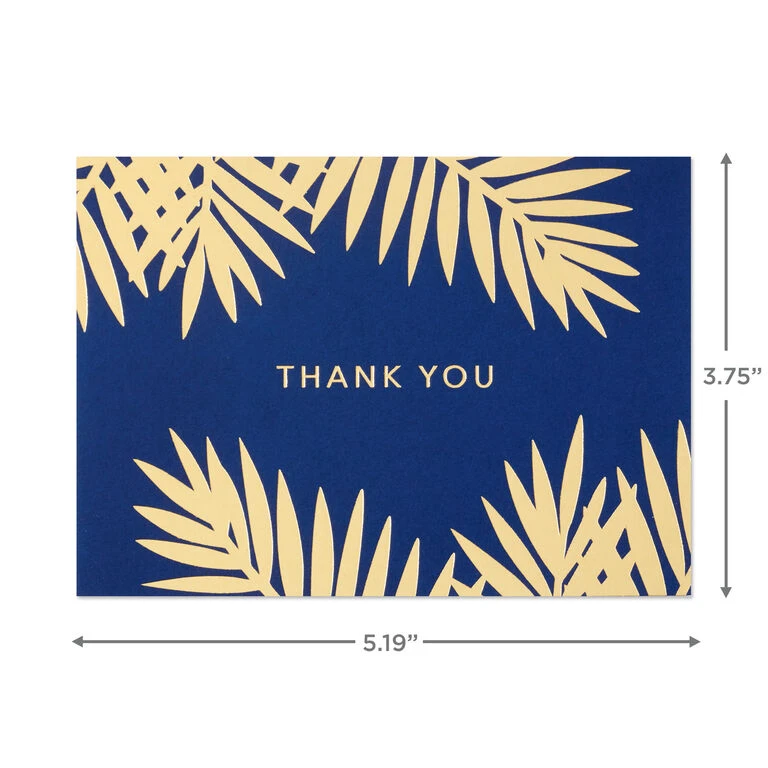 Hallmark Bulk Navy And Gold Assorted Blank Thank-You Notes, Box Of 120 6 Hallmark Bulk Navy And Gold Assorted Blank Thank-You Notes, Box Of 120 - Image 4