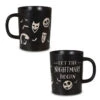 Hallmark Disney Tim Burton's The Nightmare Before Christmas Let The Nightmare Begin Mug, 16.5 Oz. -Hallmark Nightmare Before Christmas Black Quote Mug 1HGN1512 01