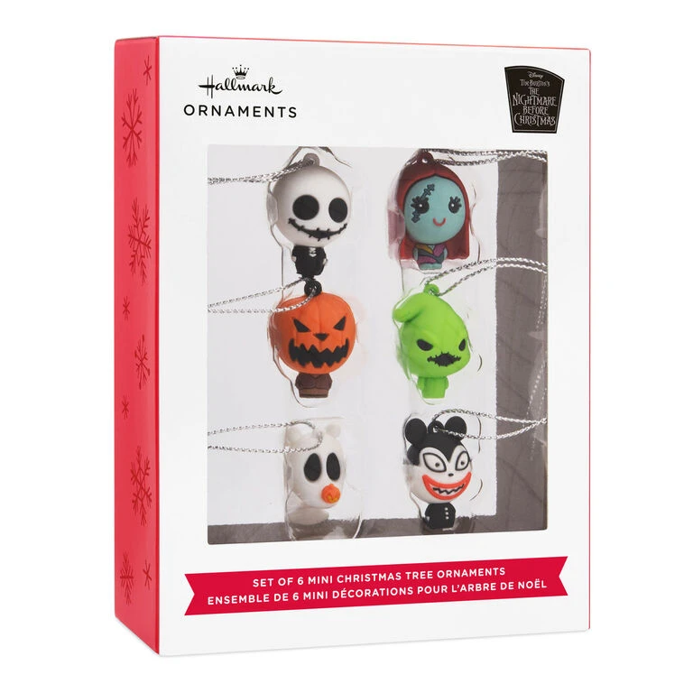 Mini Disney Tim Burton's The Nightmare Before Christmas Shatterproof Hallmark Ornaments, Set Of 6 6 Mini Disney Tim Burton's The Nightmare Before Christmas Shatterproof Hallmark Ornaments, Set Of 6 - Image 4