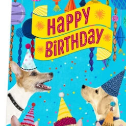 Hallmark 16" Party Cats And Dogs Jumbo Birthday Card From All 13 Hallmark 16" Party Cats And Dogs Jumbo Birthday Card From All -Hallmark Party Cats Dogs Birthday Card From Us 1299CBG3004 04