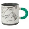 Hallmark Peanuts® All The Happy Snoopy Mug, 16oz. -Hallmark Peanuts Gray and Green All the Happy Snoopy Mug 1PAJ3537 01