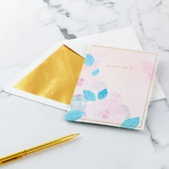 Hallmark The Special Place You Will Always Hold In My Heart Love Card -Hallmark Pink Lotus Flower 3D PopUp Love Card for Her 1299LAD2887 06