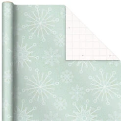 Hallmark Pink And Mint Assorted 3-Pack Christmas Wrapping Paper, 120 Sq. Ft. -Hallmark Pink and Mint Christmas Wrapping Paper Assortment 5JXW1083 04