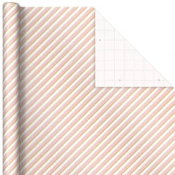 Hallmark Pink And Mint Assorted 3-Pack Christmas Wrapping Paper, 120 Sq. Ft. -Hallmark Pink and Mint Christmas Wrapping Paper Assortment 5JXW1083 05