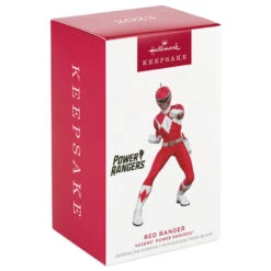 Hallmark Hasbro® Power Rangers® Red Ranger Ornament -Hallmark Power Rangers Red Ranger Keepsake Ornament 1899QXI7197 04