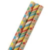 Hallmark Primary Birthday 3-Pack Kraft Wrapping Paper, 105 Sq. Ft. Total -Hallmark Primary Birthday 3Pack Kraft Wrapping Paper 5EWR6409 01