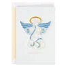 Hallmark Peace On Earth Angel Quilled Paper Handmade Christmas Card -Hallmark Quilled Paper Peace Angel Handmade Christmas Card 1299IXC7334 01