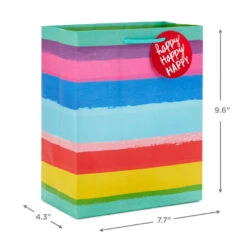 Hallmark Birthday Rainbow 8-Pack Gift Bags, Assorted Sizes And Designs 12 Hallmark Birthday Rainbow 8-Pack Gift Bags, Assorted Sizes And Designs -Hallmark Rainbow Birthday Gift Bags Assorted Sizes Designs 5EGB7427 05