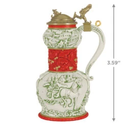 Hallmark Beer Stein Special Edition 2023 Ornament -Hallmark Red Green and Gold Beer Stein Keepsake Ornament 1999QGO2807 03