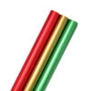 Hallmark Red, Green, Gold Foil 3-Pack Christmas Wrapping Paper, 60 Sq. Ft. -Hallmark RedGreenGold Foil 3Pack Christmas Wrapping Paper 5JXW1067 01