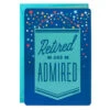 Hallmark 16" Retired And Admired Jumbo Retirement Card With Banner 1 Hallmark 16" Retired And Admired Jumbo Retirement Card With Banner -Hallmark Retired Admired Retirement Card 1299CBG3022 01