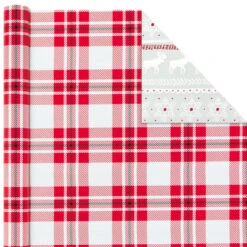 Hallmark Rustic Winter 3-Pack Reversible Metallic Christmas Wrapping Paper, 120 Sq. Ft. 12 Hallmark Rustic Winter 3-Pack Reversible Metallic Christmas Wrapping Paper, 120 Sq. Ft. -Hallmark Rustic Winter Reversible Christmas Wrapping Paper 5JXW1034 05