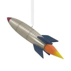 Signature Rocket Ship Hallmark Ornament -Hallmark Signature Rocket Ship Christmas Ornament 1HDL2176 06