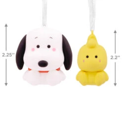 Better Together Snoopy And Woodstock Magnetic Hallmark Ornaments, Set Of 2 -Hallmark Snoopy and Woodstock Christmas Ornaments 3HCM2133 03