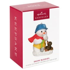 Hallmark Snow Buddies 2023 Ornament -Hallmark Snowman and Gopher Keepsake Ornament 1799QXR8037 04