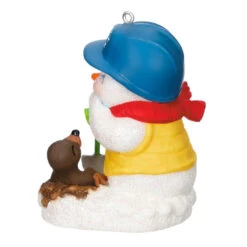 Hallmark Snow Buddies 2023 Ornament -Hallmark Snowman and Gopher Keepsake Ornament 1799QXR8037 06