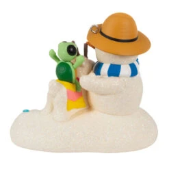 Hallmark Sandal The Snowman Ornament -Hallmark Snowman on Beach Keepsake Ornament 1799QXR8097 06