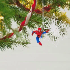 Hallmark Marvel Spider-Man Spidey Spins A Snowflake Ornament 9 Hallmark Marvel Spider-Man Spidey Spins A Snowflake Ornament -Hallmark Spiderman Snowflake Keepsake Ornament 1999QXI7467 02