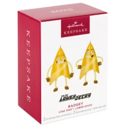 Hallmark Star Trek™: Lower Decks Badgey Ornaments, Set Of 2 11 Hallmark Star Trek™: Lower Decks Badgey Ornaments, Set Of 2 -Hallmark Star Trek Badgeys Keepsake Ornaments 1999QXI7027 04