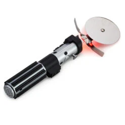 Hallmark Star Wars™ Lightsaber™ Pizza Cutter With Sound 7 Hallmark Star Wars™ Lightsaber™ Pizza Cutter With Sound -Hallmark Star Wars Vader Lightsaber Pizza Cutter With Sound 1SHP2165 03