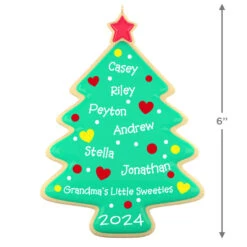 Hallmark Sweet Memories Cookie Tree Personalized Ornament 8 Hallmark Sweet Memories Cookie Tree Personalized Ornament -Hallmark Sweet Memories Cookie Tree Personalized Keepsake Ornament 2499QHE2005B1 03