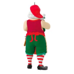 Hallmark Toymaker Santa Surprise Mystery Ornament -Hallmark Toymaker Santa Holding Stocking Keepsake Ornament 1999QGO2967 08