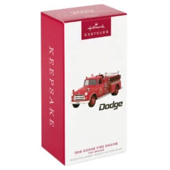 Hallmark Fire Brigade 1956 Dodge Fire Engine 2023 Ornament With Light -Hallmark Vintage Fire Truck Keepsake Ornament 2799QXR8167 04
