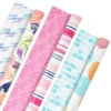 Hallmark Watercolor Tones 3-Pack Reversible Wrapping Paper, 75 Sq. Ft. Total 1 Hallmark Watercolor Tones 3-Pack Reversible Wrapping Paper, 75 Sq. Ft. Total -Hallmark Watercolor Tones 3Pack Reversible Wrapping Paper 5EWR6405 01
