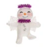Hallmark Snow Angel Ornament -Hallmark White and Pink Glittery Snow Angel Keepsake Ornament 1399QGO2749 01