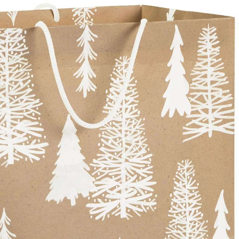 Hallmark Christmas Kraft 8-Pack Holiday Gift Bags, Assorted Sizes And Designs 6 Hallmark Christmas Kraft 8-Pack Holiday Gift Bags, Assorted Sizes And Designs - Image 4