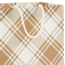 Hallmark Christmas Kraft 8-Pack Holiday Gift Bags, Assorted Sizes And Designs 12 Hallmark Christmas Kraft 8-Pack Holiday Gift Bags, Assorted Sizes And Designs -Hallmark White on Kraft Paper Assortment Christmas Gift Bags 5XGB1417 05