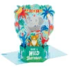 Hallmark Wild Animal Party Boxed Pop-Up Birthday Cards, Pack Of 8 -Hallmark Wild Animal Party PopUp Boxed Birthday Cards 5STZ1174 01