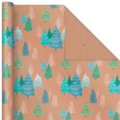 Hallmark Winter Nature Kraft Prints 3-Pack Christmas Wrapping Paper, 90 Sq. Ft. -Hallmark Winter Nature 3Pack Christmas Wrapping Paper 5JXW1051 05
