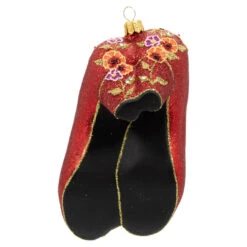 Hallmark The Wizard Of Oz™ Ruby Slippers™ Glass Ornament -Hallmark Wizard of Oz Ruby Slippers Keepsake Ornament 1QEP3037 06