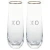 Hallmark XO Stemless Champagne Flutes, Set Of 2 -Hallmark XO Stemless Champagne Flutes Set 1ERL1188 01