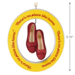 Hallmark The Wizard Of Oz™ There's No Place Like Home™ Porcelain Ornament 10 Hallmark The Wizard Of Oz™ There's No Place Like Home™ Porcelain Ornament -Hallmark Yellow Brick Road Ruby Slippers Keepsake Ornament 2999QXI6297 03